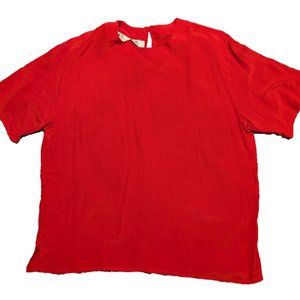 SOLD Vintage 100% Silk Top - Size S